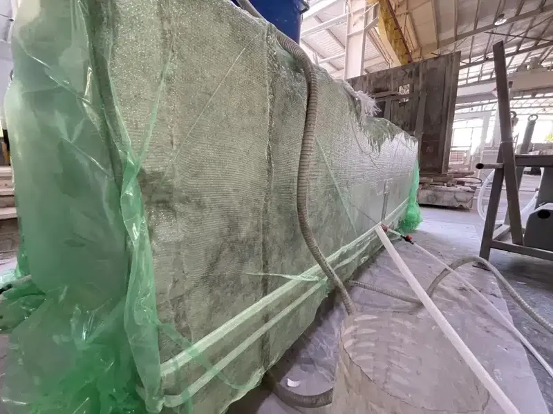 natural stone block Vacuuming